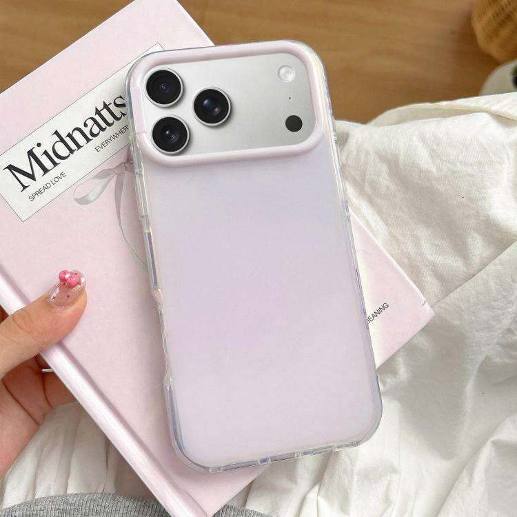 Large Camera Frame Vibrant Jelly Color TPU + IMD Phone Case, For iPhone 18 Pro / 17 Pro, For iPho...