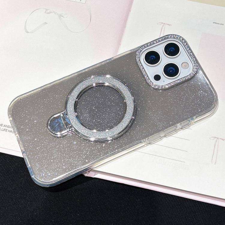 Gradient Glitter Diamonds MagSafe Phone Case, For iPhone 15 Pro Max, For iPhone 15 Pro, For iPhon...
