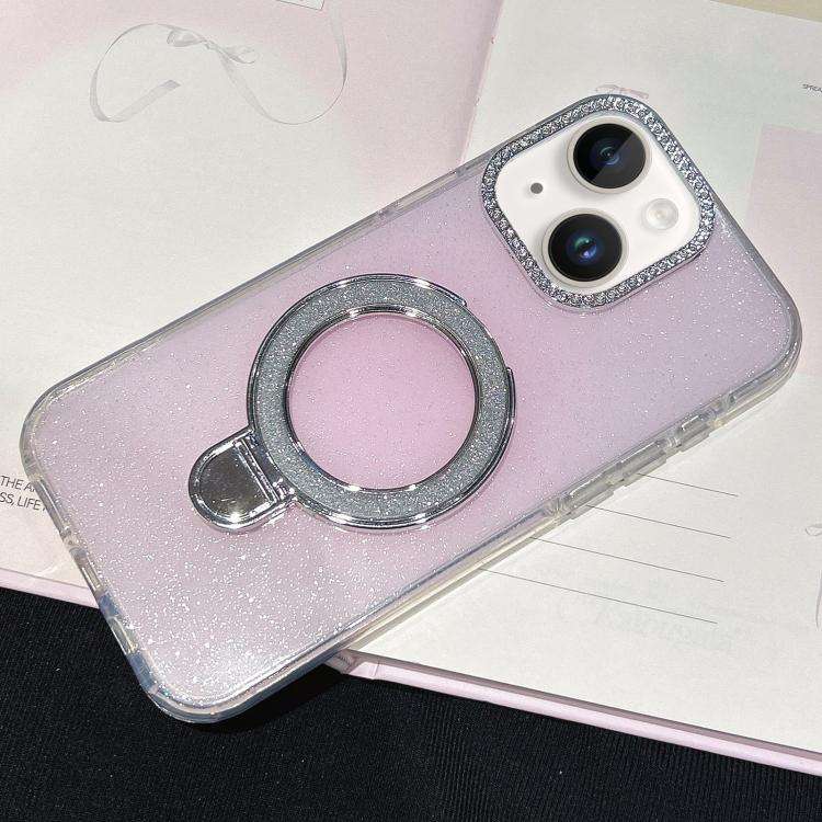 Gradient Glitter Diamonds MagSafe Phone Case, For iPhone 15 Pro Max, For iPhone 15 Pro, For iPhon...