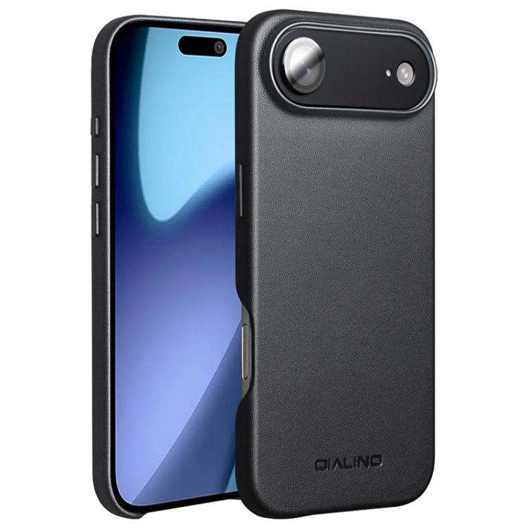QIALINO Technology Leather MagSafe Phone Case, For iPhone 17 Pro Max, For iPhone 17 Pro, For iPho...