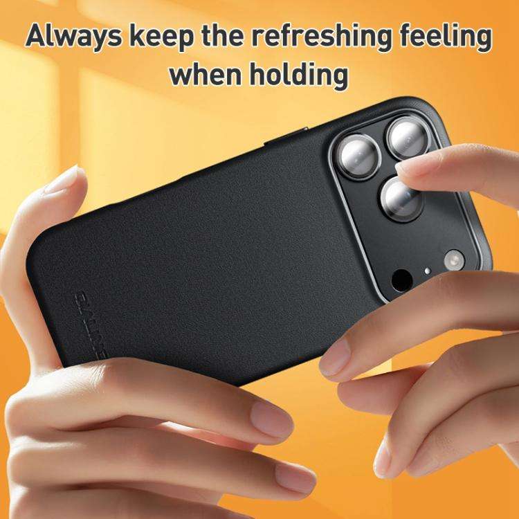 QIALINO Technology Leather MagSafe Phone Case, For iPhone 17 Pro Max, For iPhone 17 Pro, For iPho...
