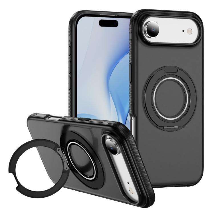 Skin Feel Translucent PC Gear Holder C MagSafe Phone Case, For iPhone 18 Pro / 17 Pro, For iPhone...