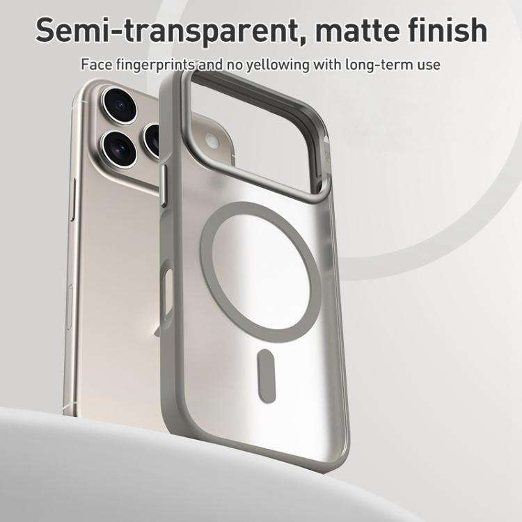 ZGA Matte Clear Magsafe PC Hybrid TPU Phone Case, For iPhone 17, For iPhone Air