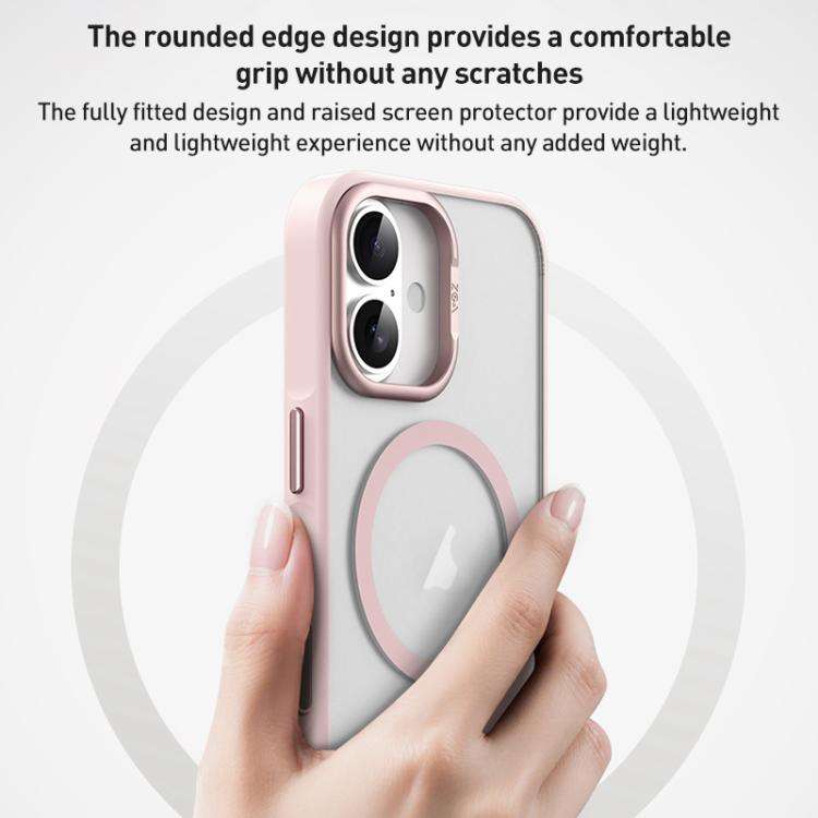 ZGA Matte Clear Magsafe PC Hybrid TPU Phone Case, For iPhone 17, For iPhone Air