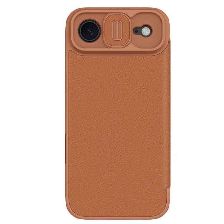 NILLKIN QIN Series Pro Sliding Camera Cover Design Leather Phone Case, For iPhone 17 Pro, For iPh...