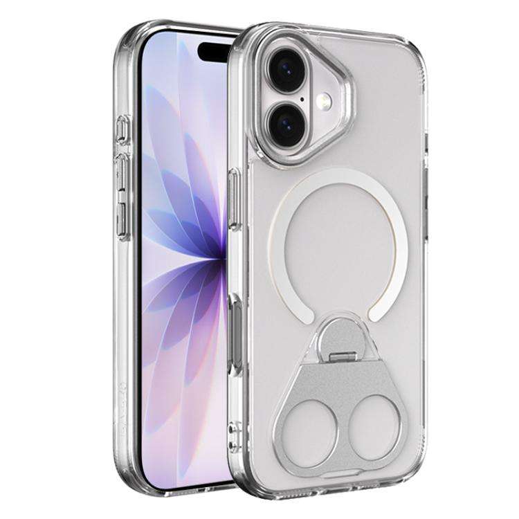 High Transparent MagSafe TPU Phone Case with 360 Degrees Rotating Ring Holder, For iPhone 17 Pro ...