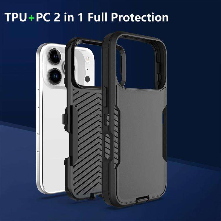 2 in 1 PC Hybrid TPU Phone Case, For iPhone 18 Pro / 17 Pro, For iPhone 18 Pro Max / 17 Pro Max, ...