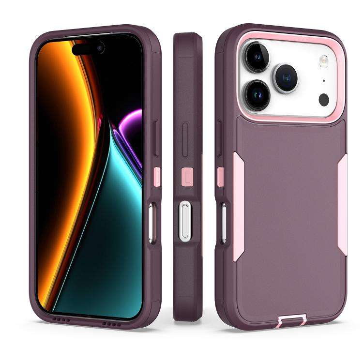 2 in 1 PC Hybrid TPU Phone Case, For iPhone 18 Pro / 17 Pro, For iPhone 18 Pro Max / 17 Pro Max, ...