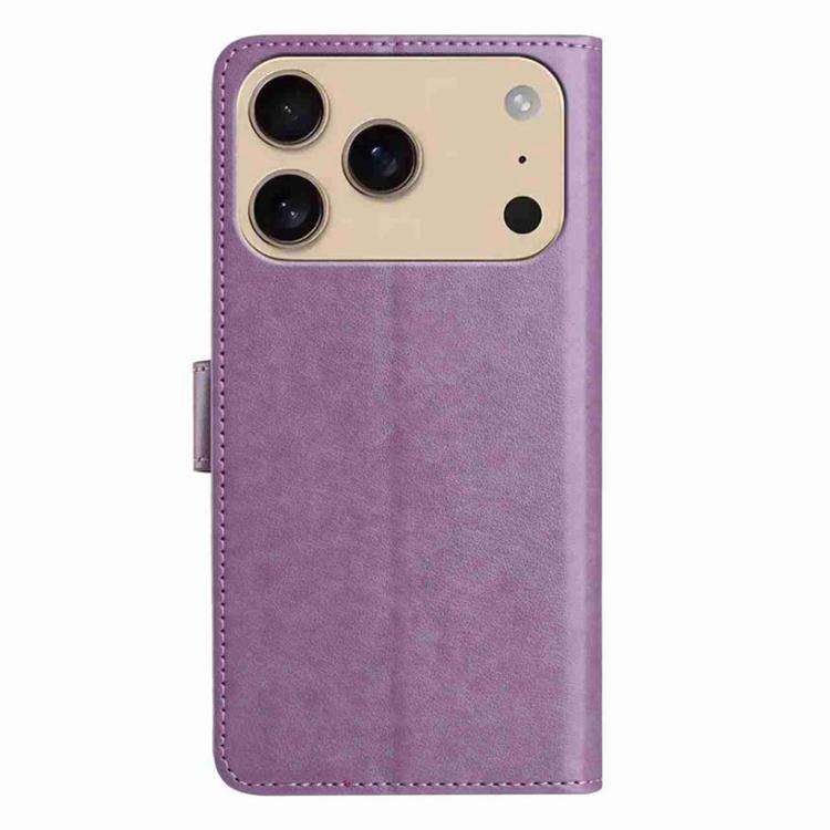 Lambskin 8-card Slot Leather Phone Case, For iPhone 18 Pro / 17 Pro, For iPhone 18 Pro Max / 17 P...