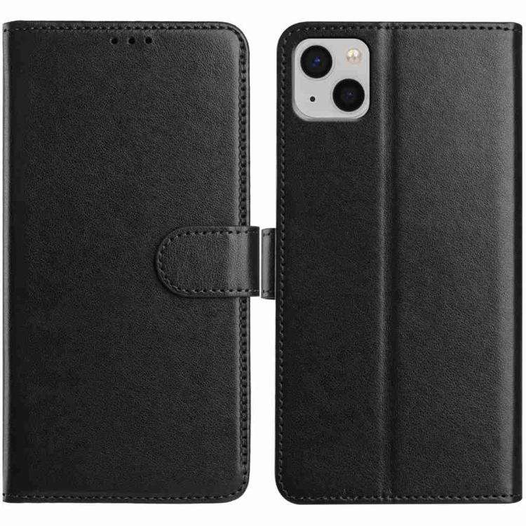 Lambskin 8-card Slot Leather Phone Case, For iPhone 15, For iPhone 14 Plus, For iPhone 14, For iP...