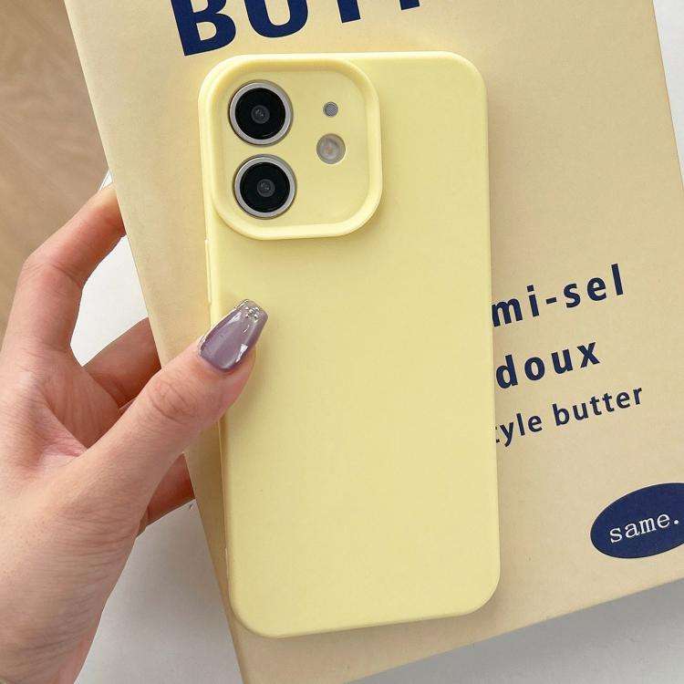 Precision Hole Camera Frame Solid Color Phone Case, For iPhone 13, For iPhone 12, For iPhone 12 P...