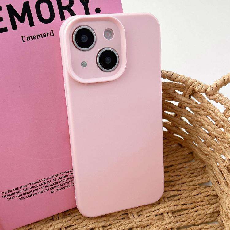 Precision Hole Camera Frame Solid Color Phone Case, For iPhone 15 Pro, For iPhone 15 Plus, For iP...