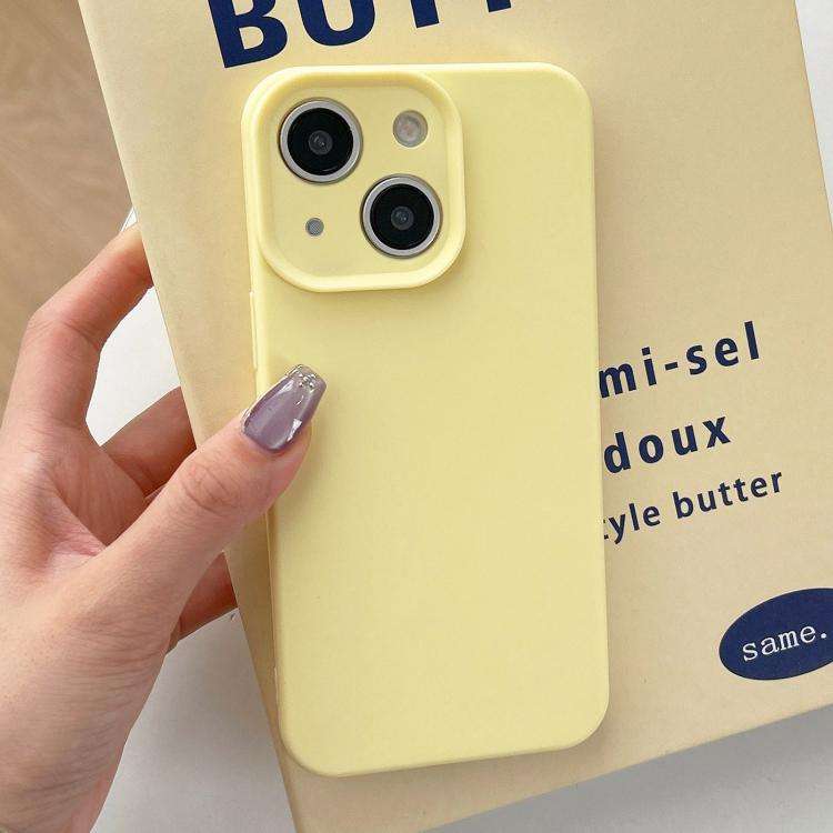 Precision Hole Camera Frame Solid Color Phone Case, For iPhone 15 Pro, For iPhone 15 Plus, For iP...