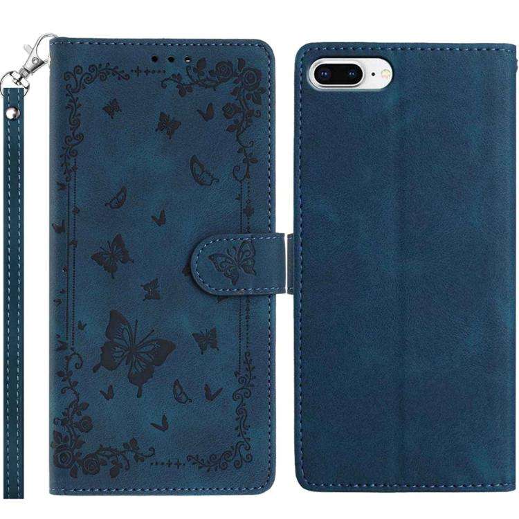 Secret Garden Butterfly Pattern Leather Phone Case, For iPhone 16 Pro, For iPhone 16 Plus, For iP...