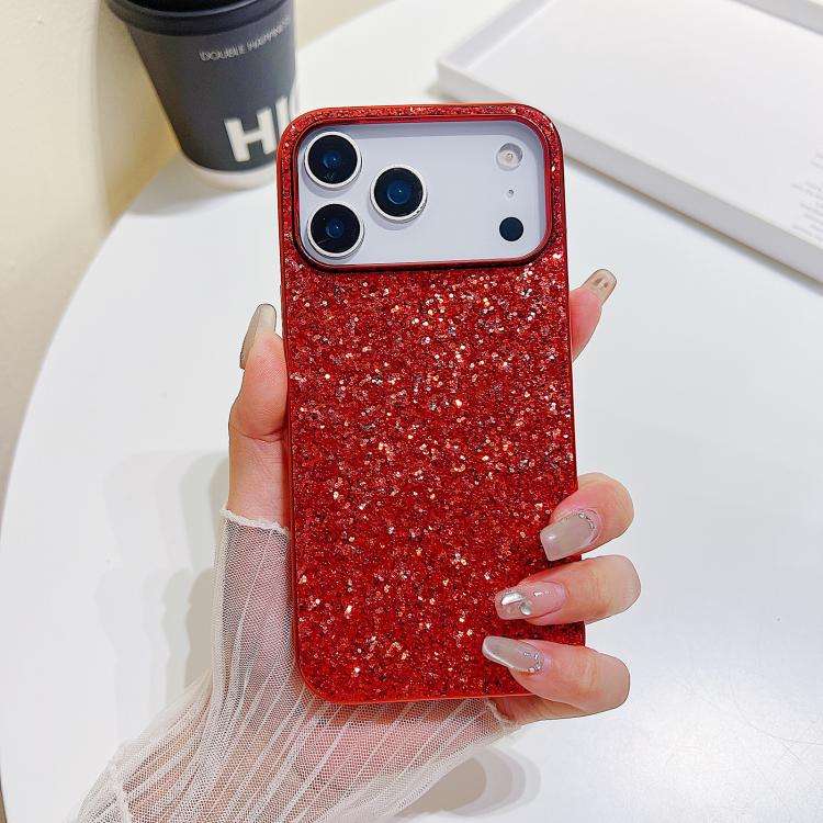 Glitter Powder Shockproof TPU Phone Case, For iPhone 18 Pro, For iPhone 18 Pro Max, For iPhone 17...