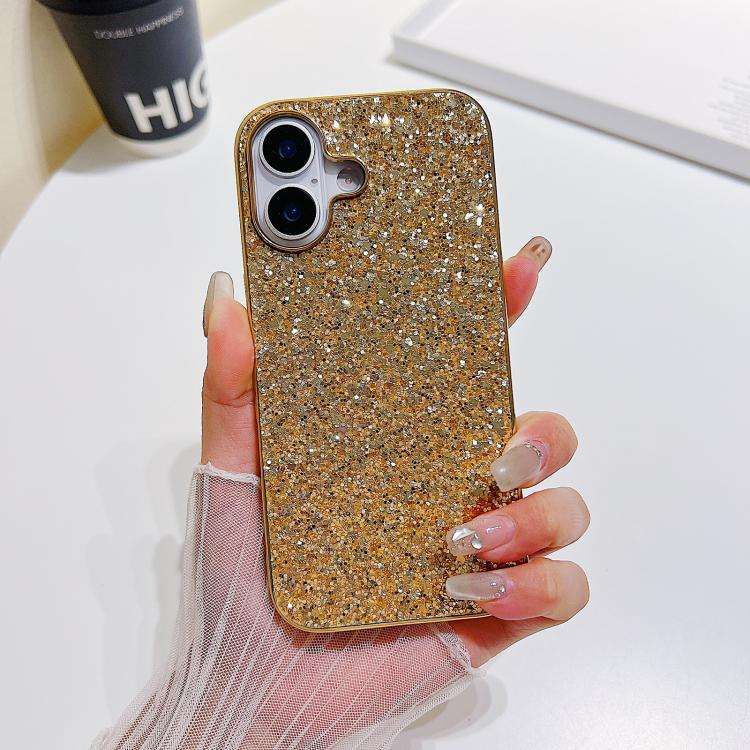 Glitter Powder Shockproof TPU Phone Case, For iPhone 18 Pro, For iPhone 18 Pro Max, For iPhone 17...