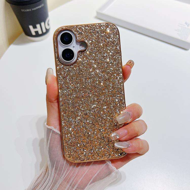 Glitter Powder Shockproof TPU Phone Case, For iPhone 18 Pro, For iPhone 18 Pro Max, For iPhone 17...