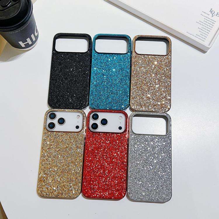 Glitter Powder Shockproof TPU Phone Case, For iPhone 18 Pro, For iPhone 18 Pro Max, For iPhone 17...