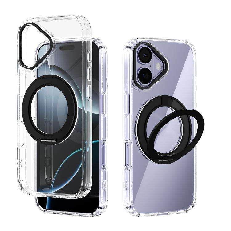 ABEEL MagSafe Q-LUCK Pivot Bracket Transparent Phone Case, For iPhone 18 Pro / 17 Pro, For iPhone...