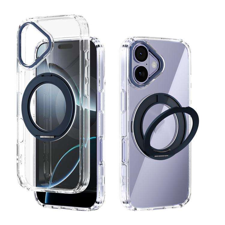 ABEEL MagSafe Q-LUCK Pivot Bracket Transparent Phone Case, For iPhone 18 Pro / 17 Pro, For iPhone...