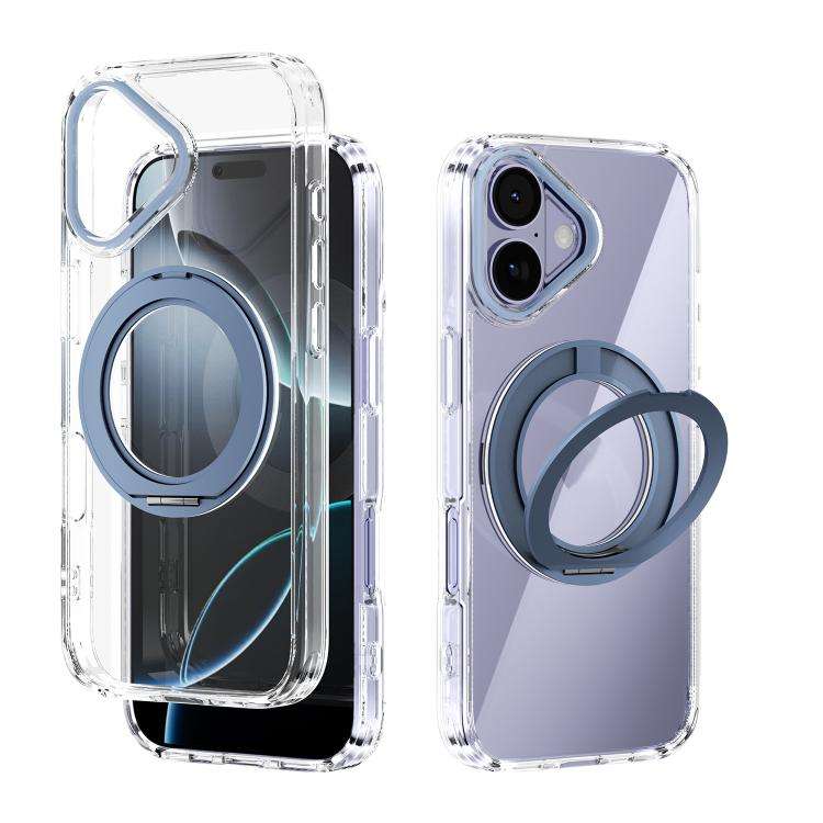 ABEEL MagSafe Q-LUCK Pivot Bracket Transparent Phone Case, For iPhone 18 Pro / 17 Pro, For iPhone...