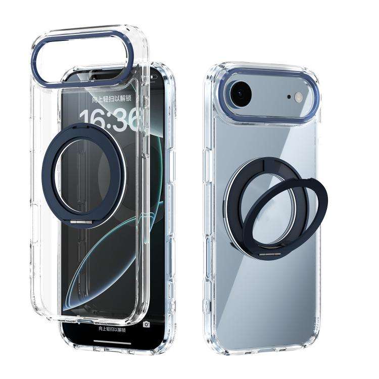 ABEEL MagSafe Q-LUCK Pivot Bracket Transparent Phone Case, For iPhone 18 Pro / 17 Pro, For iPhone...