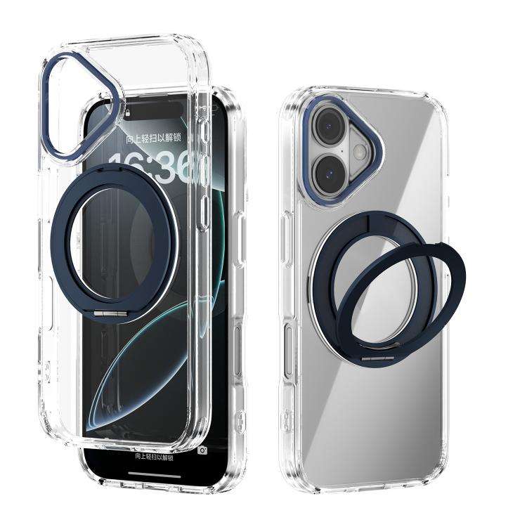 ABEEL MagSafe Q-LUCK Pivot Bracket Transparent Phone Case, For iPhone 18 Pro / 17 Pro, For iPhone...