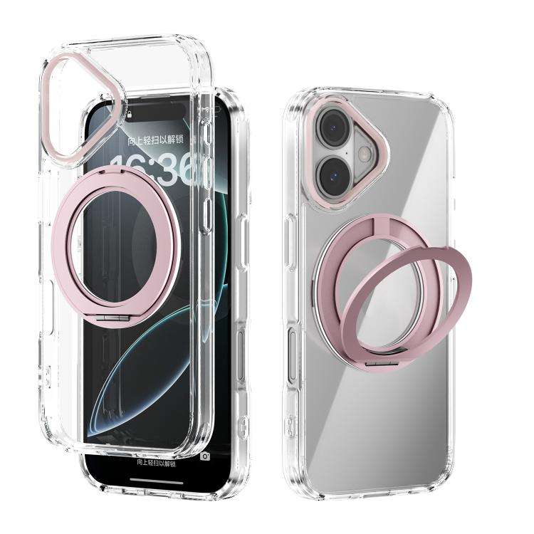 ABEEL MagSafe Q-LUCK Pivot Bracket Transparent Phone Case, For iPhone 18 Pro / 17 Pro, For iPhone...