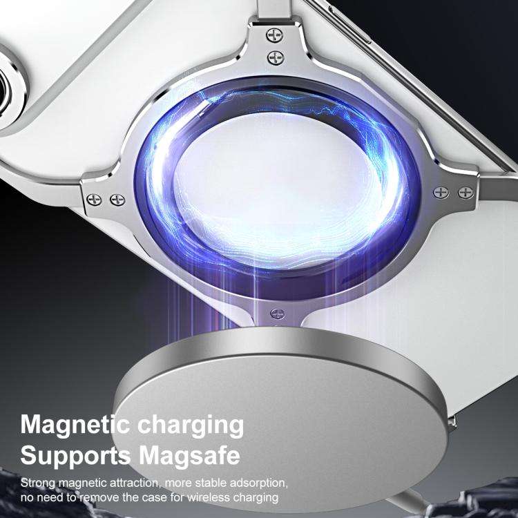 Mechanical Arm Borderless MagSafe Holder Metal Phone Case, For iPhone Air