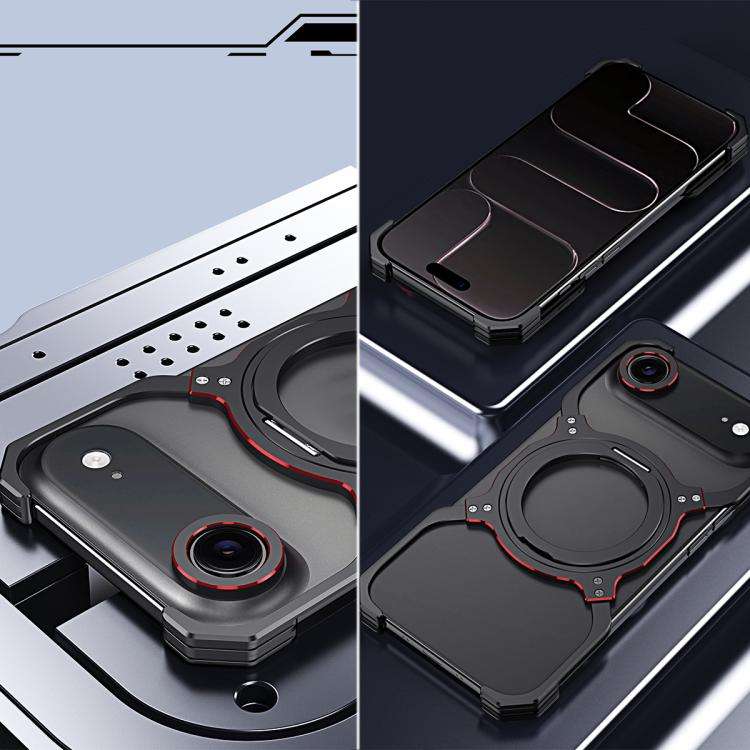 Mechanical Arm Borderless MagSafe Holder Metal Phone Case, For iPhone Air