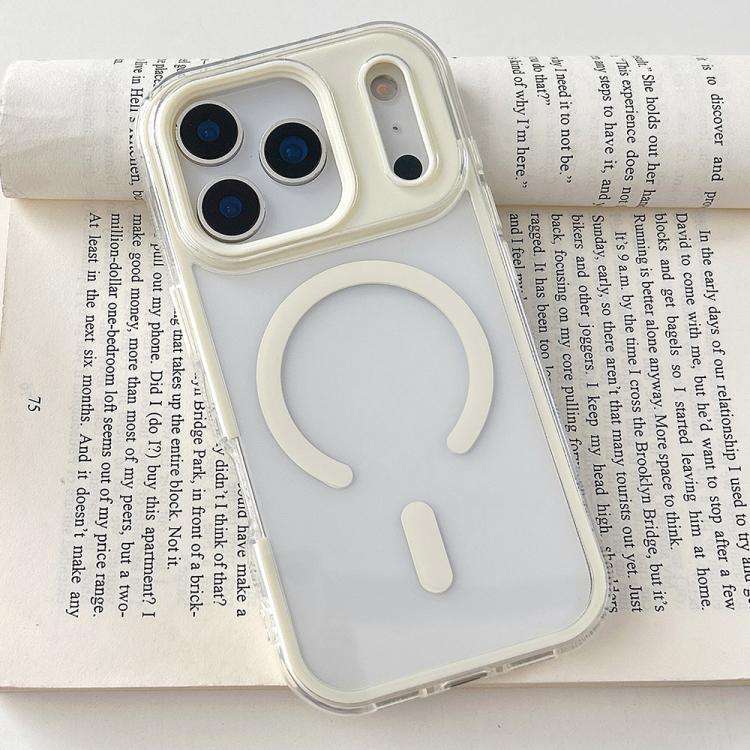 Large Hole Camera Macaron Transparency MagSafe Phone Case, For iPhone 17 Pro Max, For iPhone 17 P...