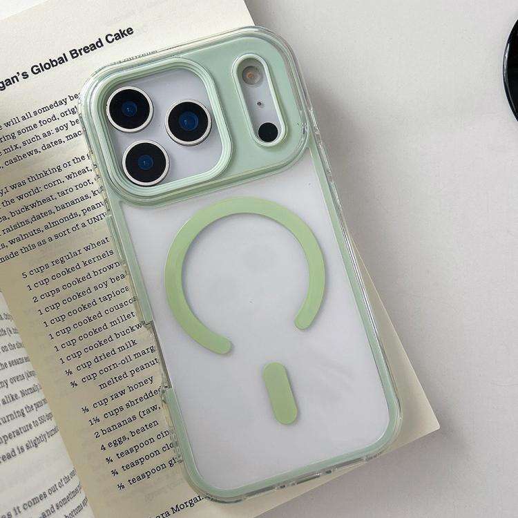 Large Hole Camera Macaron Transparency MagSafe Phone Case, For iPhone 17 Pro Max, For iPhone 17 P...