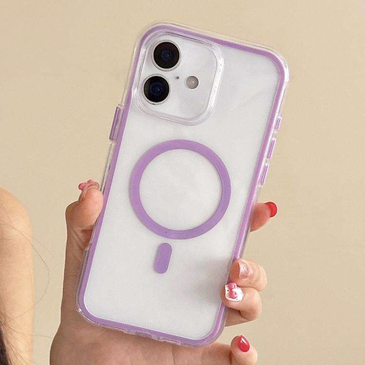 Large Hole Camera Macaron Transparency MagSafe Phone Case, For iPhone 17 Pro Max, For iPhone 17 P...