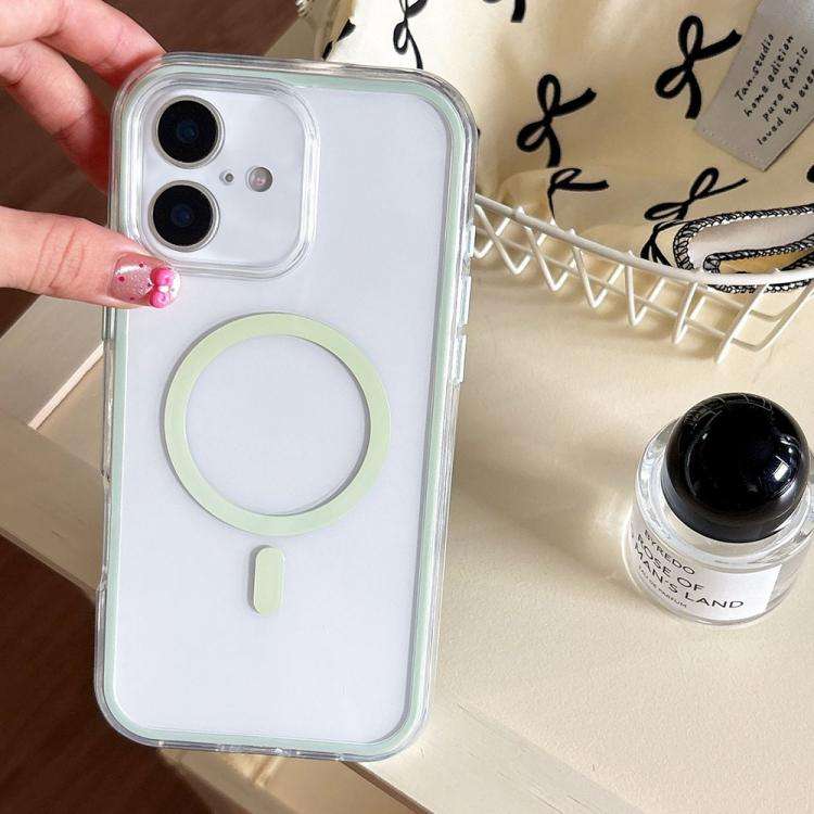 Large Hole Camera Macaron Transparency MagSafe Phone Case, For iPhone 17 Pro Max, For iPhone 17 P...