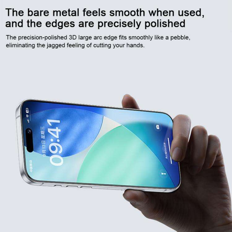 Benks Zero Curve Edge Privacy Tempered Screen Protector, For iPhone 17 Pro Max, For iPhone 17, Fo...