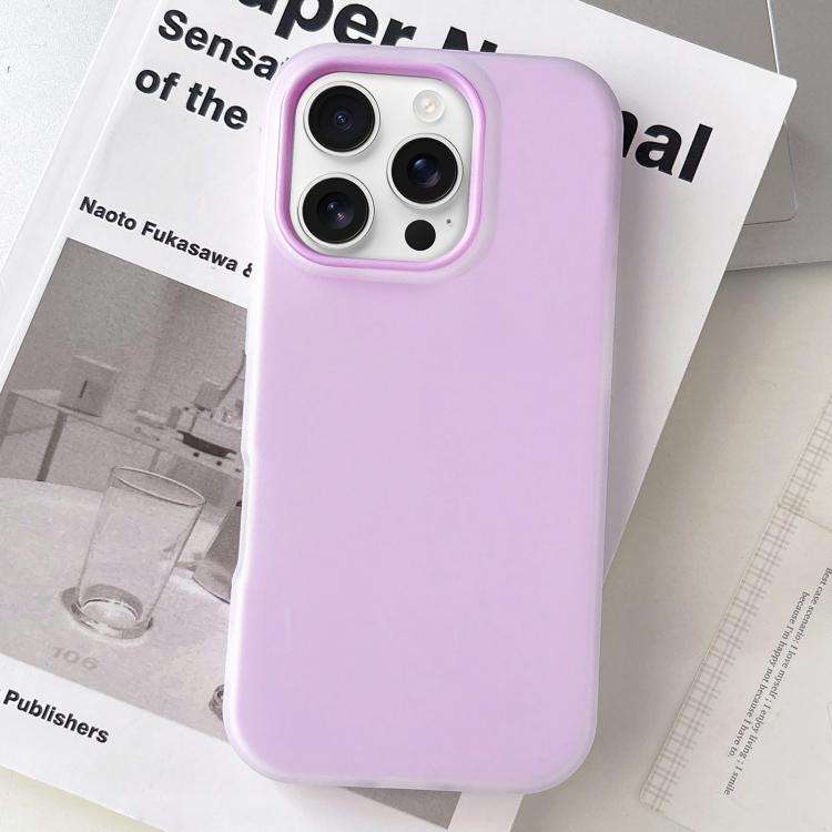 Jelly Color Matte Feel PC Hybrid TPU Phone Case, For iPhone 16 Pro Max, For iPhone 16 Pro, For iP...