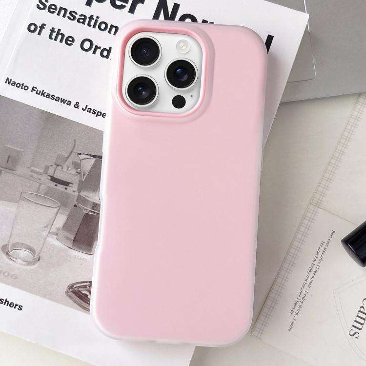 Jelly Color Matte Feel PC Hybrid TPU Phone Case, For iPhone 16 Pro Max, For iPhone 16 Pro, For iP...