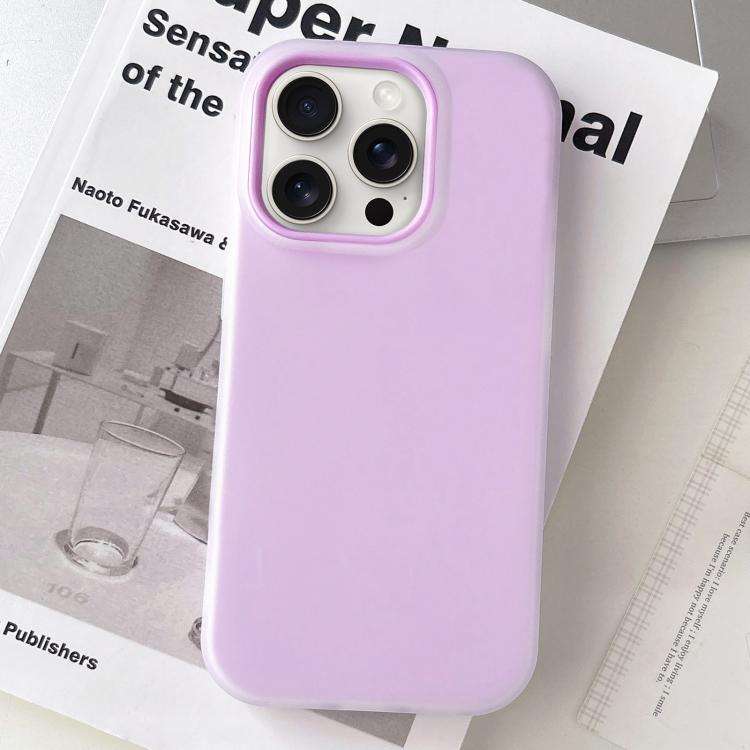 Jelly Color Matte Feel PC Hybrid TPU Phone Case, For iPhone 15 Pro Max, For iPhone 15 Pro, For iP...