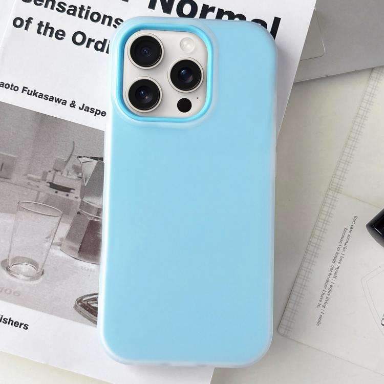 Jelly Color Matte Feel PC Hybrid TPU Phone Case, For iPhone 15 Pro Max, For iPhone 15 Pro, For iP...