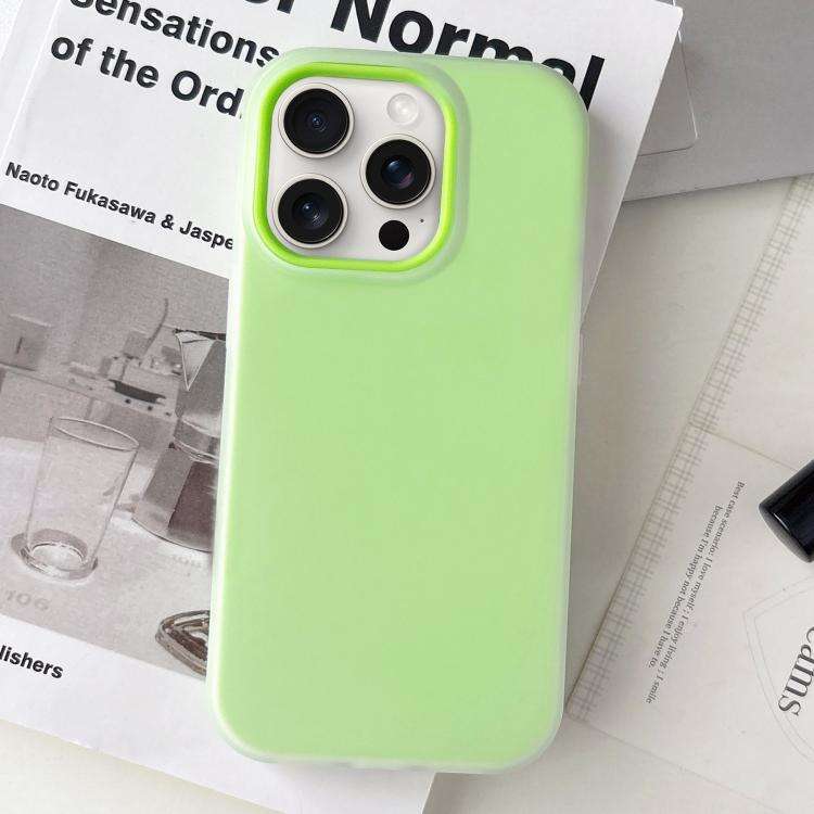 Jelly Color Matte Feel PC Hybrid TPU Phone Case, For iPhone 15 Pro Max, For iPhone 15 Pro, For iP...