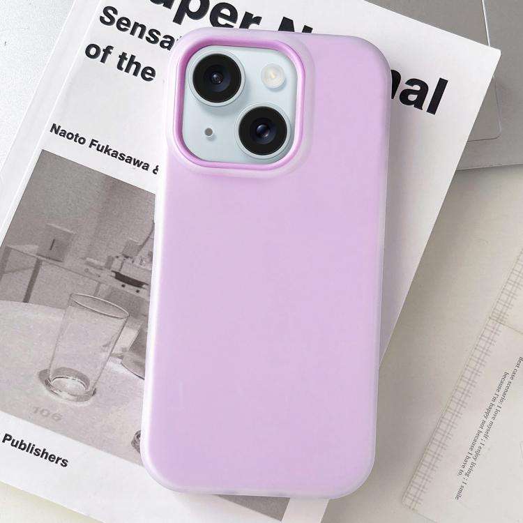 Jelly Color Matte Feel PC Hybrid TPU Phone Case, For iPhone 15 Pro Max, For iPhone 15 Pro, For iP...