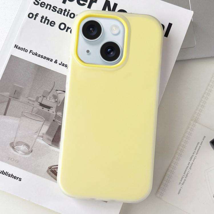 Jelly Color Matte Feel PC Hybrid TPU Phone Case, For iPhone 15 Pro Max, For iPhone 15 Pro, For iP...