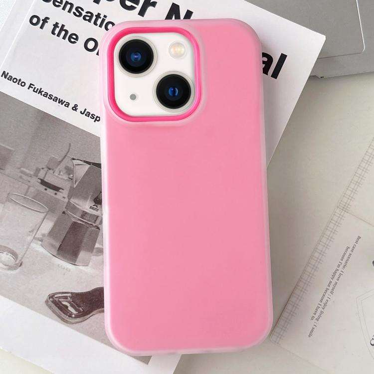 Jelly Color Matte Feel PC Hybrid TPU Phone Case, For iPhone 14 Plus, For iPhone 14, For iPhone 14...