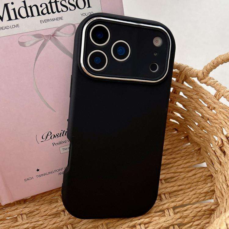 Fat Dun Solid Color Metal Photo Frame TPU Phone Case, For iPhone 17 Pro Max, For iPhone 17 Pro, F...
