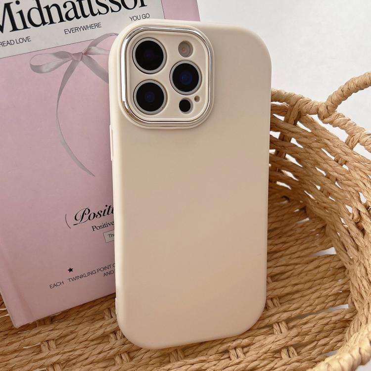 Fat Dun Solid Color Metal Photo Frame TPU Phone Case, For iPhone 16 Plus, For iPhone 16, For iPho...