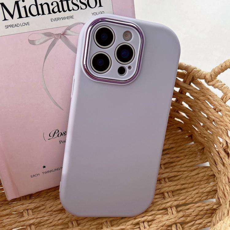 Fat Dun Solid Color Metal Photo Frame TPU Phone Case, For iPhone 16 Plus, For iPhone 16, For iPho...