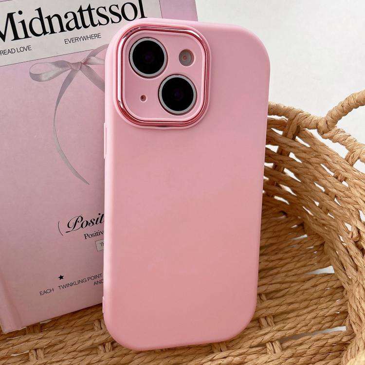 Fat Dun Solid Color Metal Photo Frame TPU Phone Case, For iPhone 13, For iPhone 12, For iPhone 12...