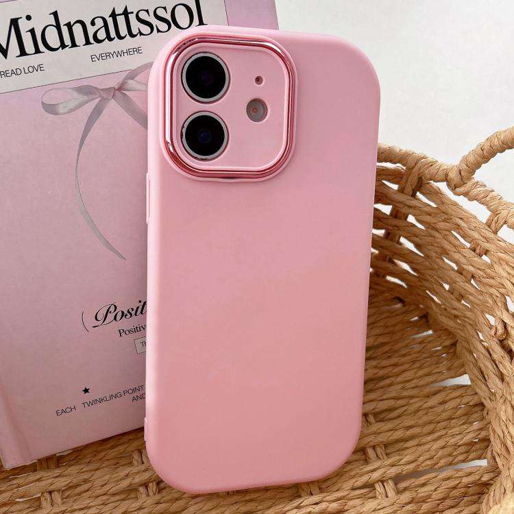 Fat Dun Solid Color Metal Photo Frame TPU Phone Case, For iPhone 13, For iPhone 12, For iPhone 12...