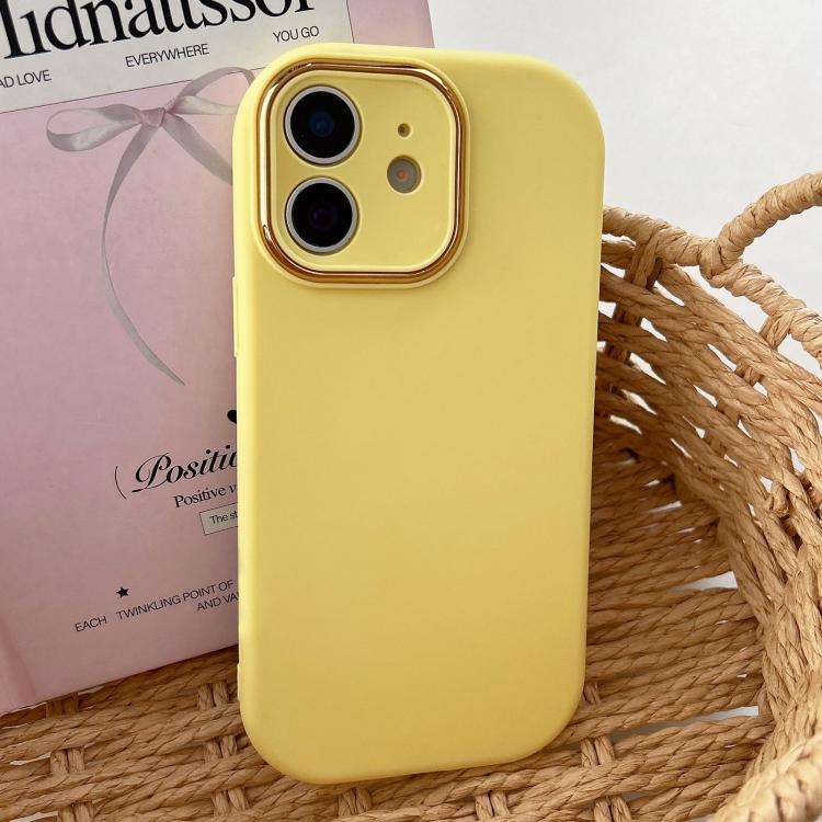 Fat Dun Solid Color Metal Photo Frame TPU Phone Case, For iPhone 13, For iPhone 12, For iPhone 12...