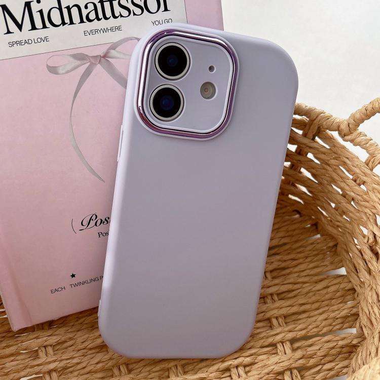 Fat Dun Solid Color Metal Photo Frame TPU Phone Case, For iPhone 13, For iPhone 12, For iPhone 12...